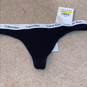 Never worn black Calvin thong